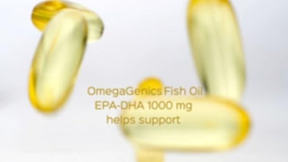 Metagenics OmegaGenics Omega-3 Fish Oil 1000mg EPA DHA, 120 Softgels Metagenics
